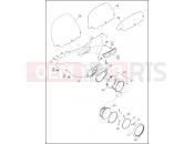 Harley-Davidson 2021 POLICE POLICE ELECTRA GLIDE  - FLHTP WINDSHIELD, FAIRING AND HEADLAMP - FLHTP