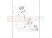 Harley-Davidson 2020 CVO/CUSTOM CVO ULTRA LIMITED  - FLHTKSE PISTONS AND FLYWHEEL ASSEMBLY - Milwaukee-Eight 117Â® engine
