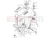 YAMAHA XJ 600 N Diversion Naked XJ600N (4KE1) 1994 FUEL TANK