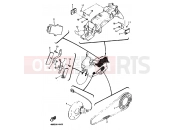 YAMAHA XJ 600 N Diversion Naked XJ600N (4KE1) 1994 ALTERNATE FOR CHASSIS