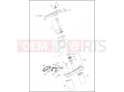 Harley-Davidson 2020 TRIKE TRIKE TRI GLIDE ULTRA  - FLHTCUTG FORK BRACKETS, FRONT