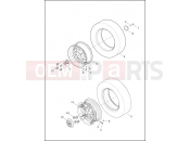 Harley-Davidson 2020 TRIKE TRIKE TRI GLIDE ULTRA  - FLHTCUTG WHEELS, REAR