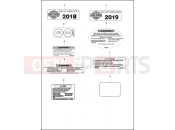Harley-Davidson 2019 SPORTSTER SPORTSTER SUPERLOW  - XL883L LABELS
