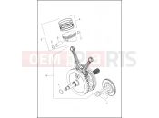 Harley-Davidson 2019 CVO/CUSTOM CVO/CUSTOM CVO ROAD GLIDE  - FLTRXSE PISTONS AND FLYWHEEL ASSEMBLY