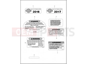 Harley-Davidson 2018 CVO/CUSTOM CVO/CUSTOM CVO ROAD GLIDE  - FLTRXSE LABELS