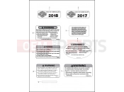Harley-Davidson 2018 CVO/CUSTOM CVO/CUSTOM CVO ULTRA LIMITED  - FLHTKSE LABELS