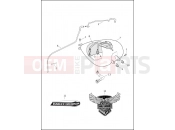 Harley-Davidson 2018 TRIKE TRIKE TRI GLIDE ULTRA  - FLHTCUTG FUEL TANK - FLHTCUTG