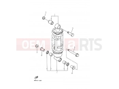 YAMAHA XJ 600 N Diversion Naked XJ600N (4KE2) 1994 SUSPENSION TRASERO