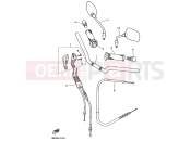 YAMAHA XJ 600 N Diversion Naked XJ600N (4KE2) 1994 MANUBRIO CABLE DISCO DE FRENO