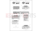 Harley-Davidson 2018 TOURING TOURING ELECTRA GLIDE ULTRA CLASSIC  - FLHTCU LABELS