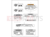 HARLEY-DAVIDSON FAT BOY  - FLSTF LABELS