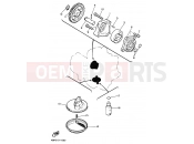 YAMAHA XJ 600 N Diversion Naked XJ600N (4KA1) 1994 OIL PUMP