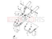 YAMAHA XJ 600 N Diversion Naked XJ600N (4KA1) 1994 EXHAUST