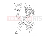 YAMAHA XJ 600 N Diversion Naked XJ600N (4KA1) 1994 CRANKCASE COVER 1