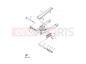 YAMAHA XJ 600 N Diversion Naked XJ600N (4KA1) 1994 REAR ARM