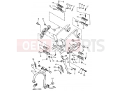 YAMAHA XJ 600 N Diversion Naked XJ600N (4KA1) 1994 STAND & FOOTREST