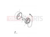 YAMAHA XJ 600 N Diversion Naked XJ600N (4KA1) 1994 GENERATOR