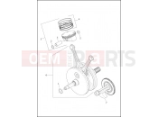 Harley-Davidson 2017 CVO/CUSTOM CVO LIMITED  - FLHTKSE PISTONS AND FLYWHEEL ASSEMBLY