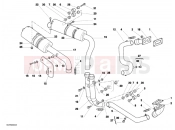 DUCATI Superbike 996 R II 019 - EXHAUST SYSTEM » EXHAUST SYSTEM