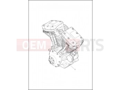 Harley-Davidson 2016 CVO/CUSTOM CVO STREET GLIDE  - FLHXSE ENGINE ASSEMBLY - TWIN CAM 110â¢