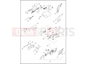 HARLEY-DAVIDSON DYNA SWITCHBACK  - FLD LICENSE PLATE BRACKETS - FXDB, FXDBP, FXDBC, FXDF, FXDL AND FXDLS