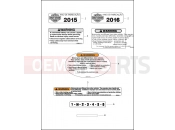 Harley-Davidson 2016 DYNA DYNA STREET BOB LIMITED  - FXDBC LABELS