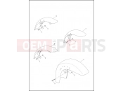 Harley-Davidson 2016 DYNA DYNA WIDE GLIDE  - FXDWG FENDERS, FRONT