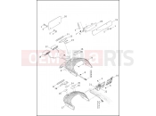 HARLEY-DAVIDSON SOFTAIL SLIM  - FLS LICENSE PLATE BRACKETS - FXSB