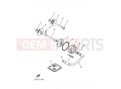 YAMAHA Beluga XC 125 XC125 BELUGA (3TE3) 1993 OIL PUMP