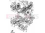 YAMAHA Beluga XC 125 XC125 BELUGA (3TE3) 1993 CRANKCASE