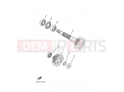 YAMAHA Beluga XC 125 XC125 BELUGA (3TE3) 1993 TRANSMISSION