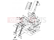 YAMAHA Beluga XC 125 XC125 BELUGA (3TE3) 1993 STEERING