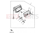 YAMAHA Beluga XC 125 XC125 BELUGA (3TE3) 1993 TAILLIGHT