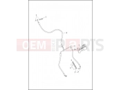 Harley-Davidson 2016 TOURING ULTRA LIMITED LOW  - FLHTKL BRAKE LINE, FRONT - NON-ABS
