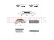 HARLEY-DAVIDSON VRSCDX NIGHT ROD SPECIAL  - VRSCDX 105 LABELS