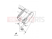 YAMAHA Jog 50 CY CY50H JOGPOCHE (3KJ7) 1993 Exhaust