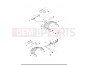 Harley-Davidson 2015 SOFTAIL SOFTAIL DELUXE  - FLSTN LICENSE PLATE BRACKETS - FXSB