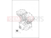 Harley-Davidson 2015 TOURING ROAD GLIDE  - FLTRX ENGINE ASSEMBLY, TWIN-COOLEDâ¢ - TWIN CAM 103â¢