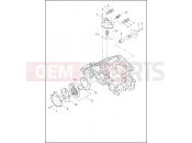 HARLEY-DAVIDSON V-ROD MUSCLE  - VRSCF 105 WATER PUMP & THERMOSTAT