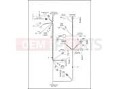 HARLEY-DAVIDSON V-ROD MUSCLE  - VRSCF 105 WIRING HARNESS, MAIN - ABS (2 OF 3)