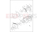 Harley-Davidson 2014 DYNA DYNA STREET BOB (H-D1)  - FXDBB 103 AIR CLEANER (2 OF 2)