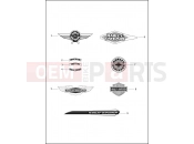 Harley-Davidson 2014 SOFTAIL FAT BOY LO  - FLSTFB 103 FUEL TANK TRIM