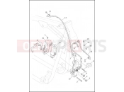 HARLEY-DAVIDSON SOFTAIL STANDARD  - FXST BRAKE LINES, FRONT, ABS