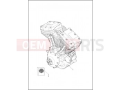 Harley-Davidson 2014 TOURING ULTRA CLASSIC  - FLHTCU ENGINE ASSEMBLY - TWIN CAM 103â¢