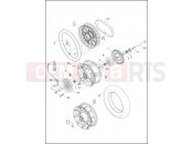 Harley-Davidson 2014 TOURING ULTRA CLASSIC TWIN-COOLED  - FLHTCU TC WHEELS, REAR