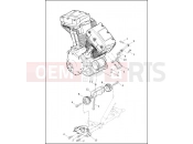 Harley-Davidson 2013 CVO/CUSTOM CVO ROAD KING  - FLHRSE5 ENGINE MOUNTS & STABILIZER LINK