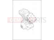 Harley-Davidson 2013 CVO/CUSTOM CVO ULTRA CLASSIC ANV  - FLHTCUSE8 ANV ENGINE ASSEMBLY - TWIN CAM 103â¢