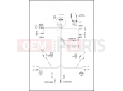 Harley-Davidson 2013 CVO/CUSTOM CVO ULTRA CLASSIC ANV  - FLHTCUSE8 ANV WIRING HARNESS, AMPLIFIER