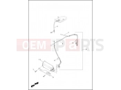 HARLEY-DAVIDSON DYNA SUPER GLIDE CUSTOM  - FXDC EVAPORATIVE EMISSIONS COMPONENTS