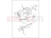 HARLEY-DAVIDSON DYNA SUPER GLIDE CUSTOM  - FXDC TRANSMISSION BEARINGS & COVERS